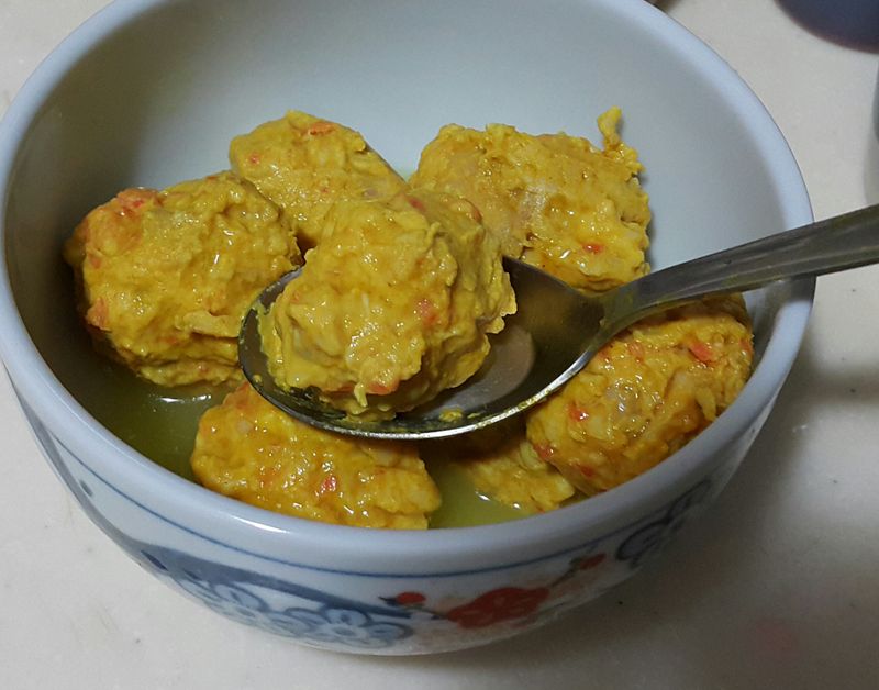薑黃雞肉丸