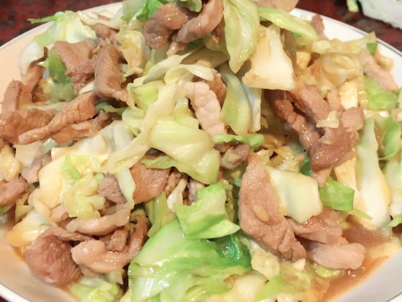 高麗菜肉絲
