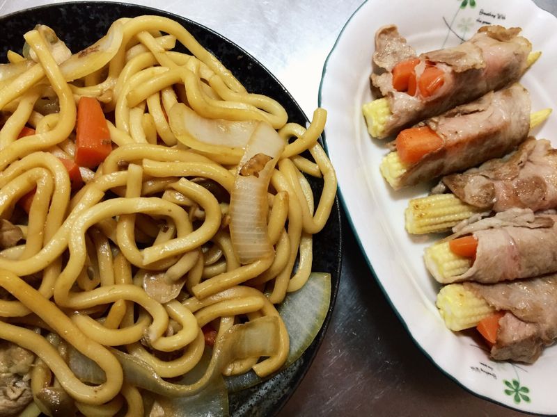 野蔬豬肉捲