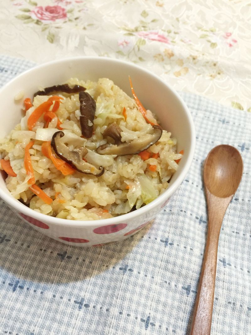 電鍋香菇高麗菜飯『歡慶大同電鍋55週年』