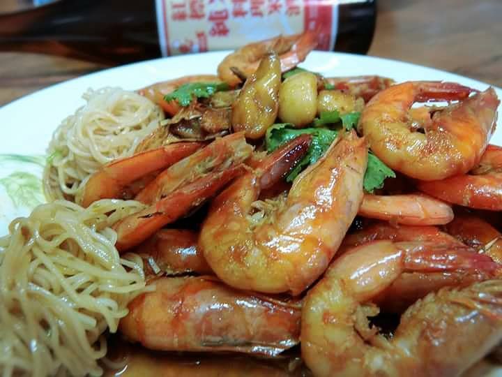 麻油蝦