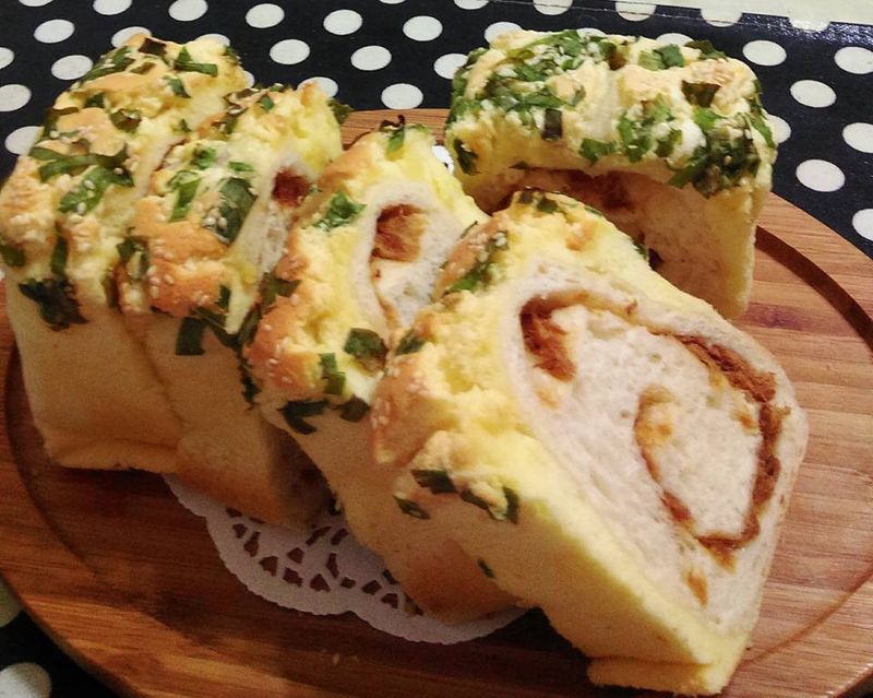 蔥花蛋糕吐司