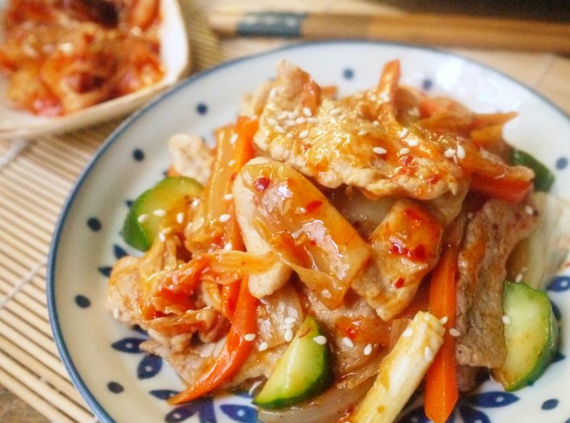 韓式泡菜炒豬肉【家樂福廚神大賽2015】