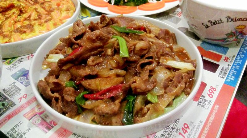 【沙茶炒羊肉】～10分鐘快炒
