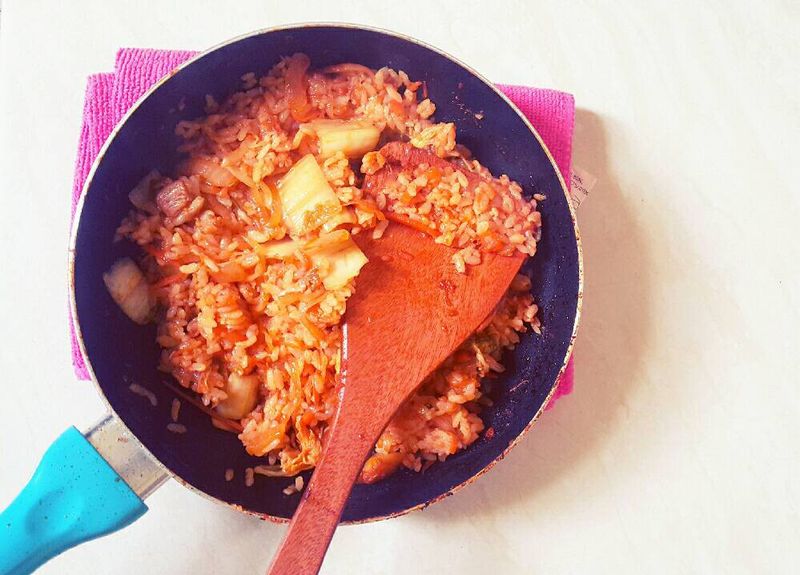 開胃料理~韓式泡菜豬肉炒飯