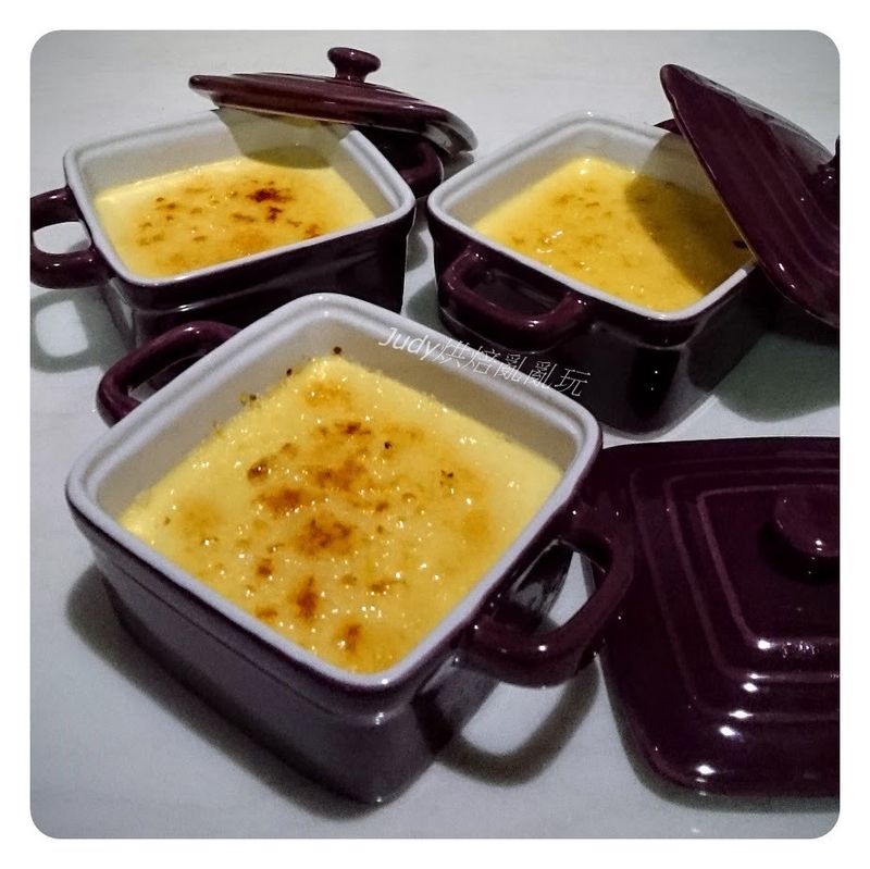 焦糖烤布蕾~4種材料簡單搞定