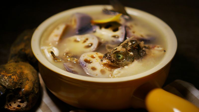 小雪 : 蓮藕鱸魚湯