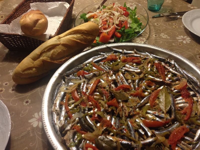 奶油香煎鯷魚