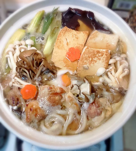 牛蒡雞肉鍋燒烏龍麵【日式家常】