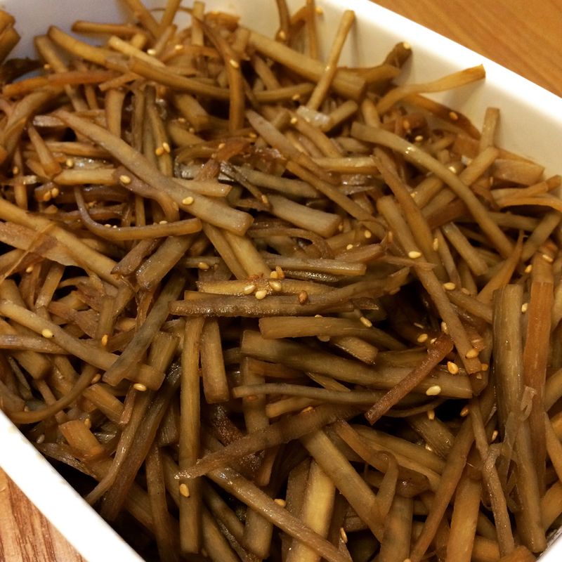 炒牛蒡絲
