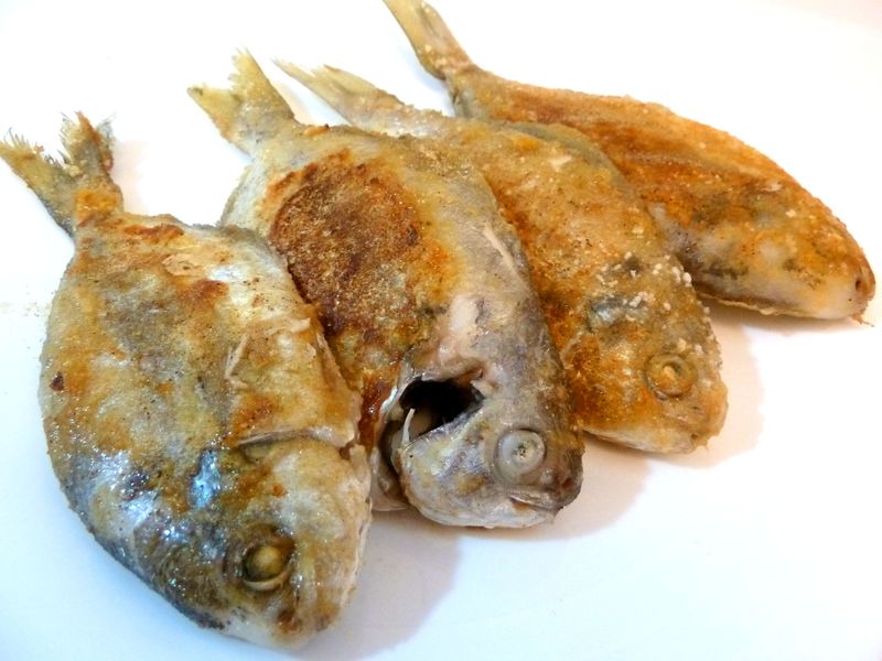 豆香煎肉魚