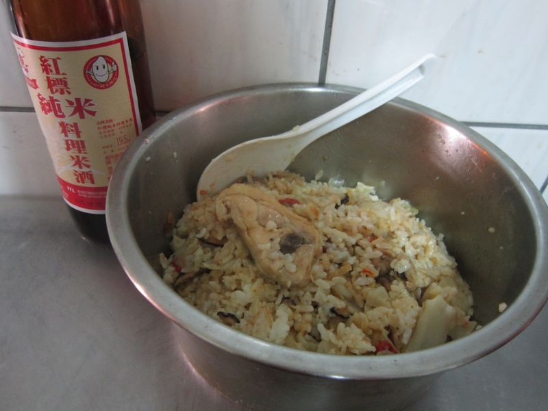 麻油雞菜飯