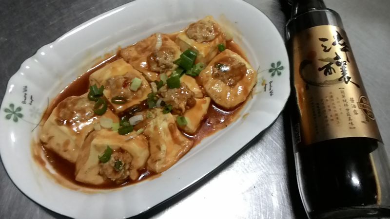 紅燒豆腐鑲肉 淬釀真心食堂