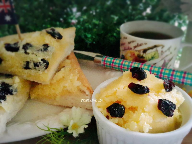 自製藍莓乾奶酥厚片