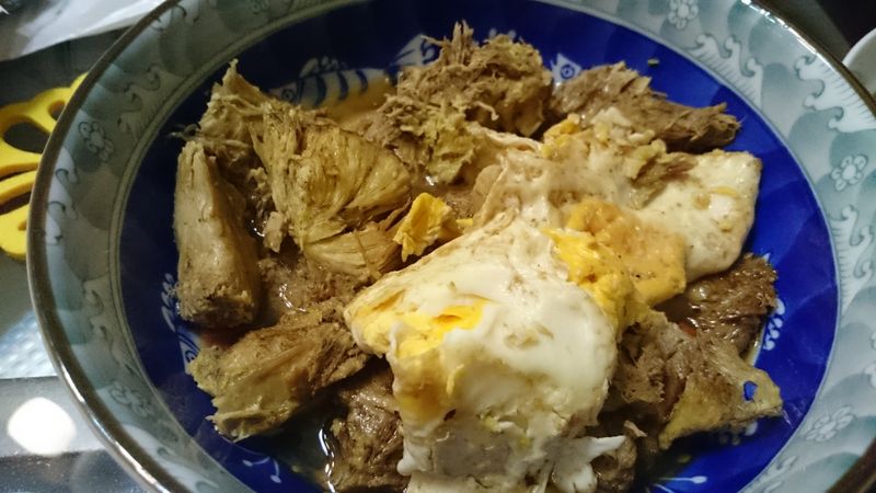 麻油猴頭菇煎蛋