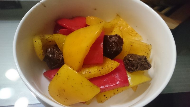 涼拌梅味彩椒