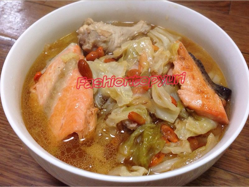 麻油鮭魚
