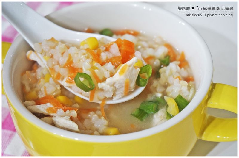 十分鐘快速料理 【雞蓉玉米糙米粥】