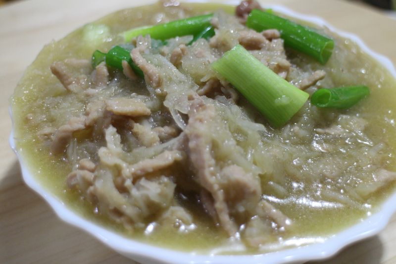 土豆燴肉絲