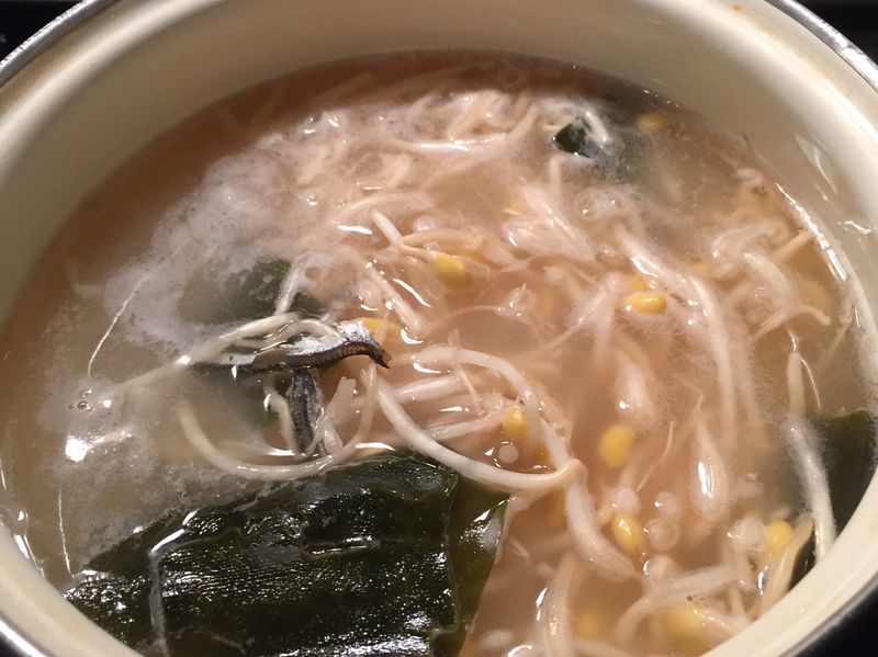 清淡韓式解酒豆芽湯～