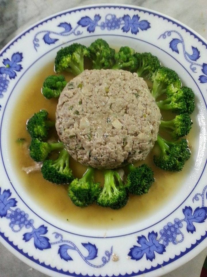 鹹魚蒸肉餅