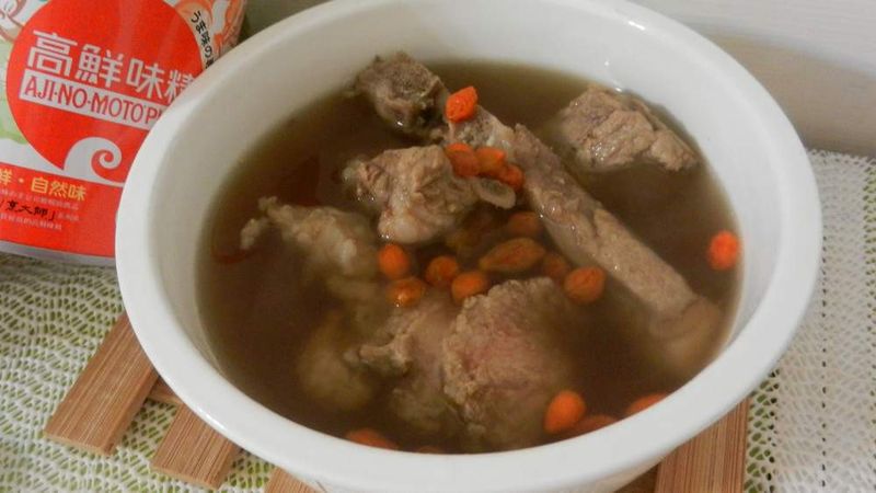 九層塔根排骨湯-「味之素品牌」高鮮味精