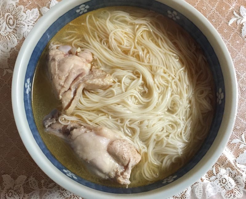 麻油雞麵線