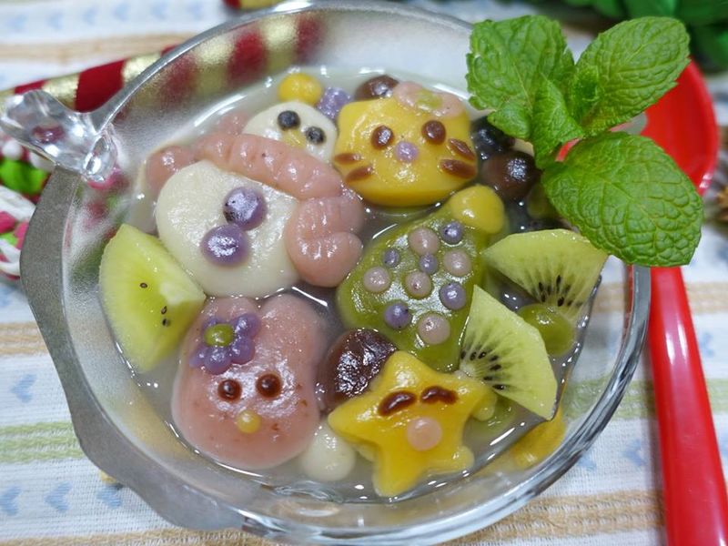 Hello kitty聖誕湯圓趣