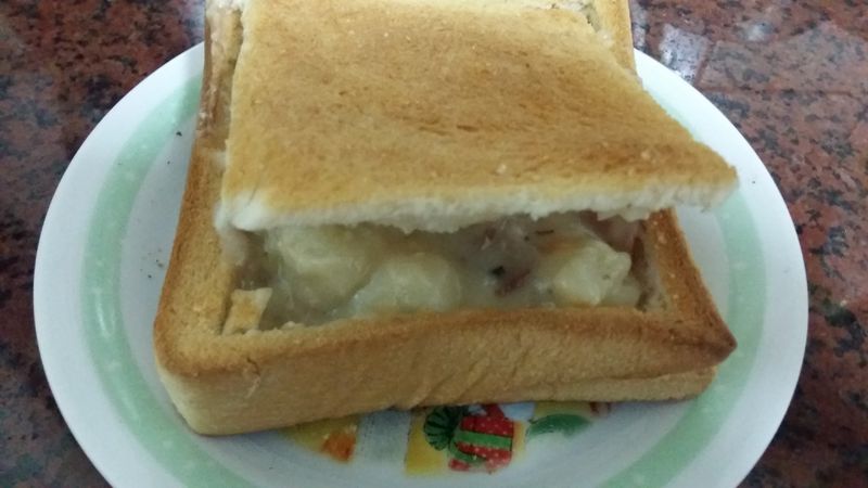免油炸法式棺材板【好侍北海道白醬料理】