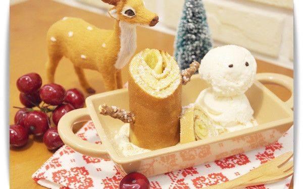 免烤箱「年輪蛋糕」妝點出聖誕氣氛!!!