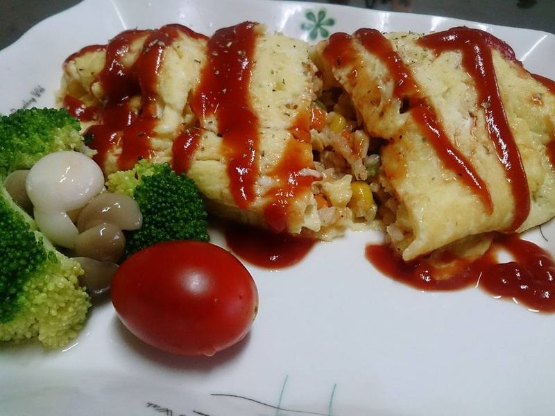 【平底鍋料理】No.6─素素蛋包飯。