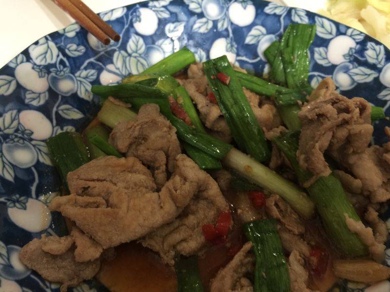 蒜香炒豬肉