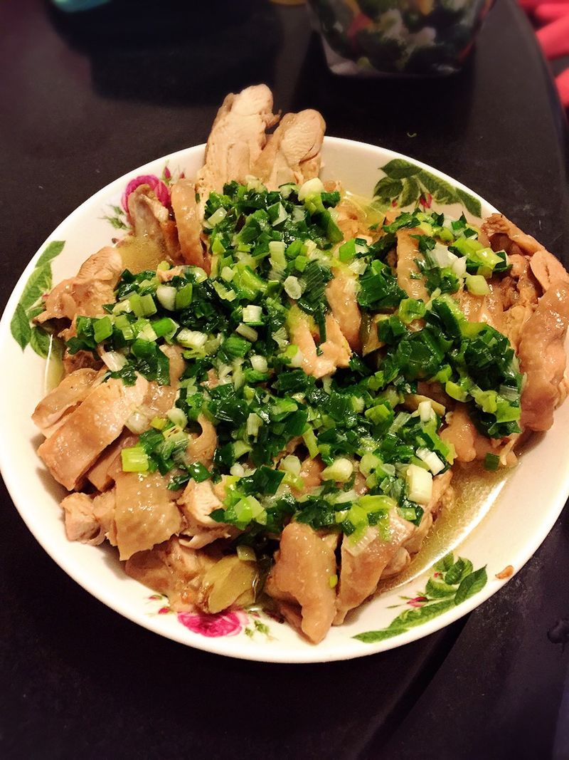油蔥雞