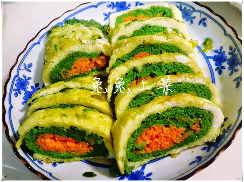 三彩蛋捲