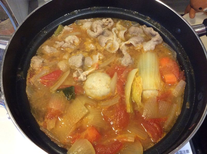 蕃茄豬肉鍋