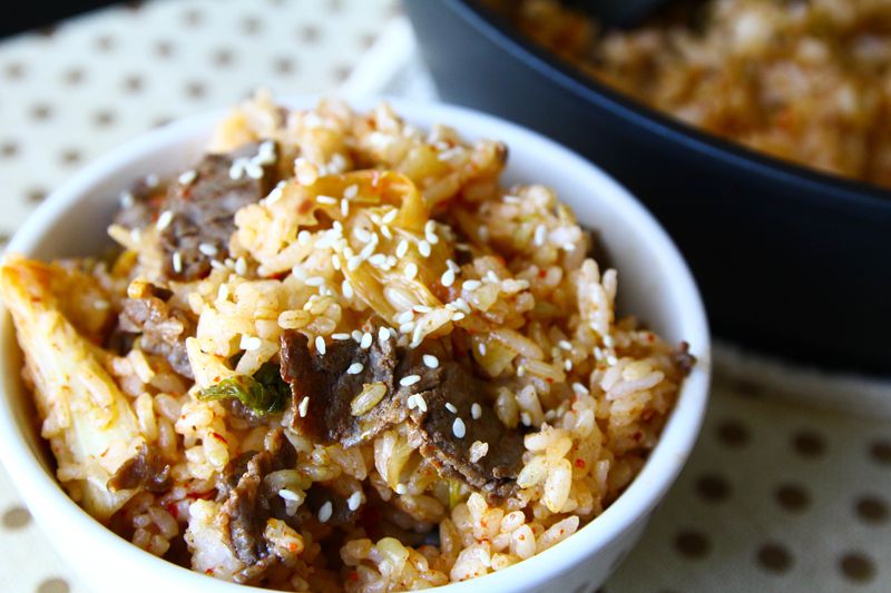 泡菜牛肉炒飯