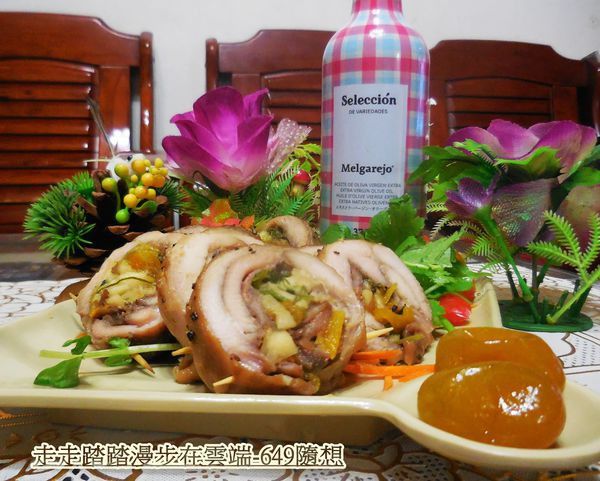 酒香金棗雞肉捲