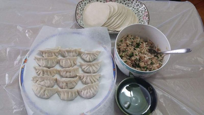 蓮藕豬肉餃子