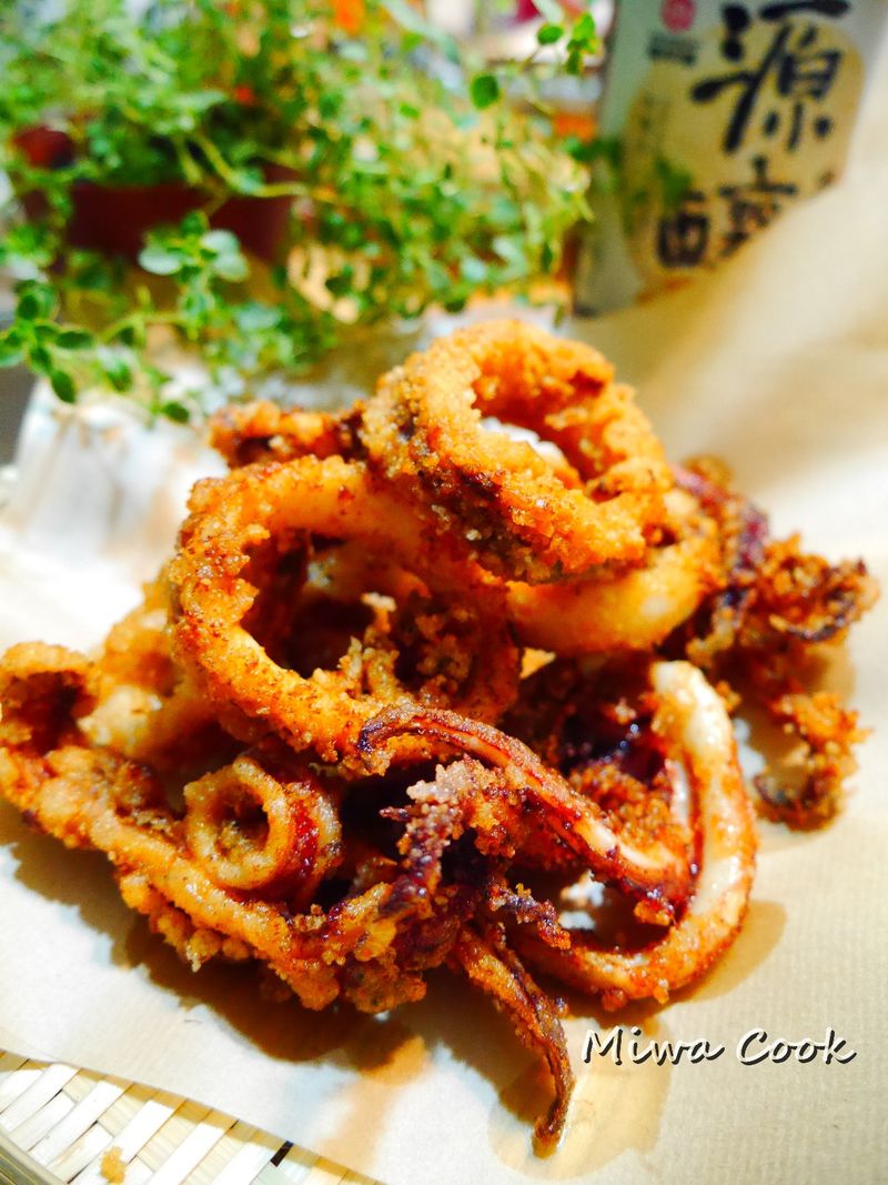 鹹酥魷魚圈