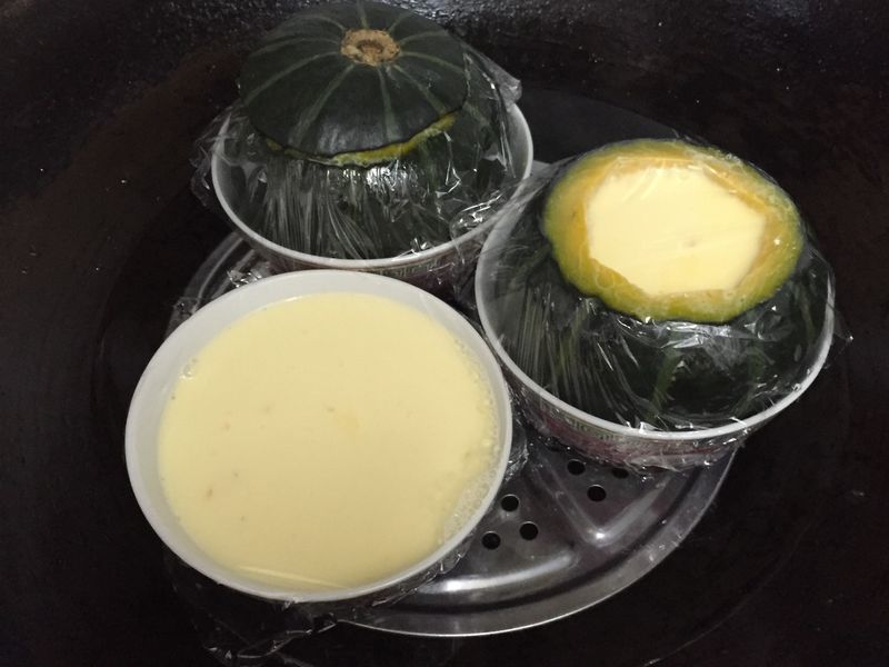 小南瓜法式燉蛋😋