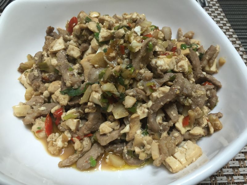麻婆豆腐（不用辣豆瓣醬版）