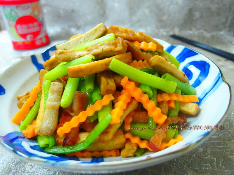 芹菜炒豆干「味之素品牌」高鮮味精