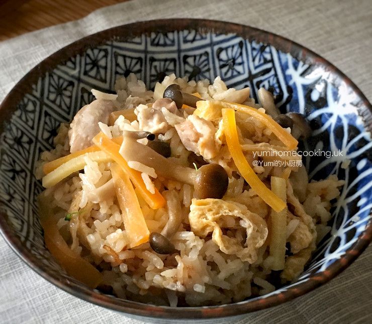 日式雞肉菇菌燜飯