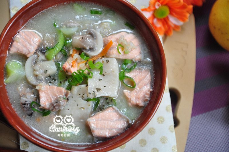 海鮮雜蔬粥