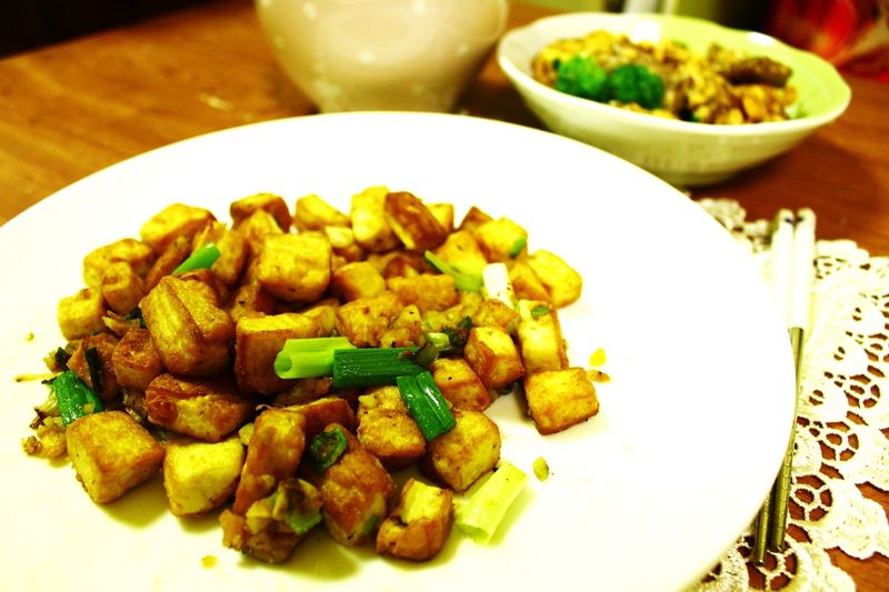 一個人的簡單料理★金沙豆腐★