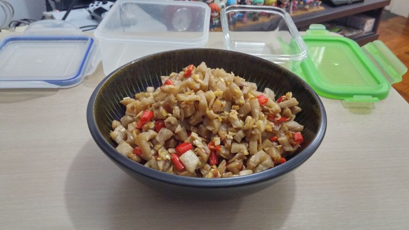 火辣蒜香菜脯