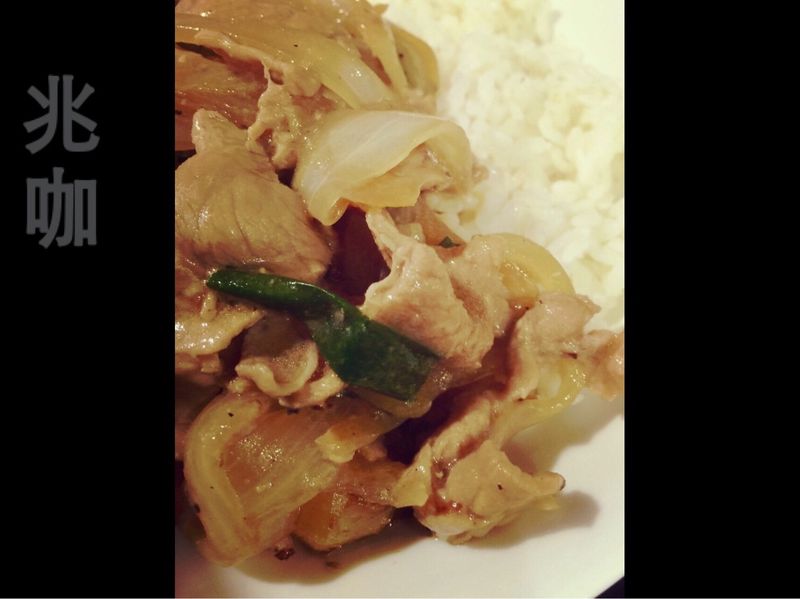 烏醋黑胡椒肉片