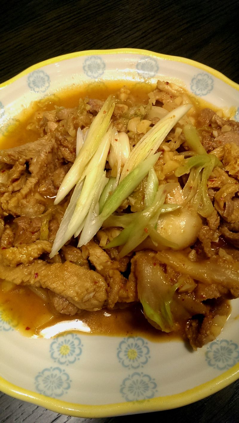 泡菜炒豬肉