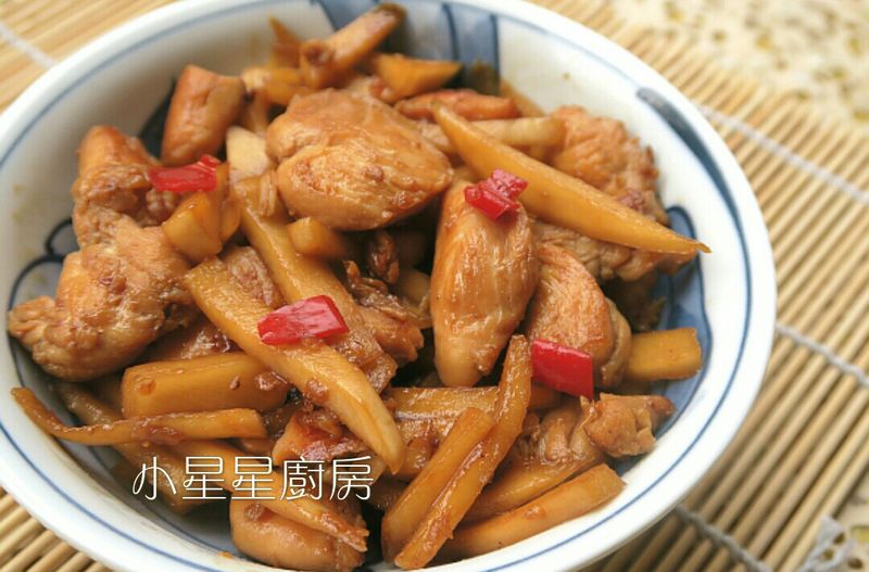 醬醃蘿蔔炒雞肉