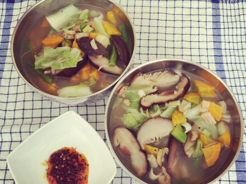 [清冰箱] 簡易午餐～家常麵